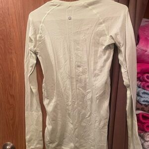 lululemon athletica Light Green Long Sleeve Top